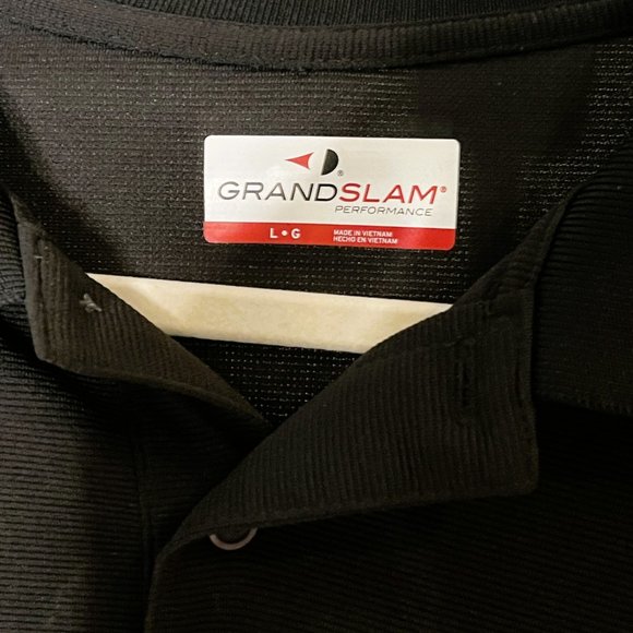 NWT | GrandSlam | Black Polo Shirt | Size Large - Picture 2 of 4